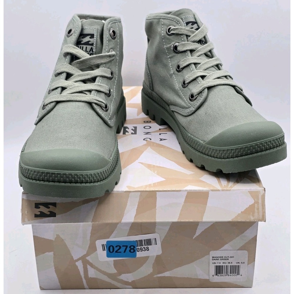 Billabong‎ Women's Wander Out Backpacking Boot 7.5 Military Green